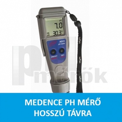 ADWA AD11 Medence pH mérő 2